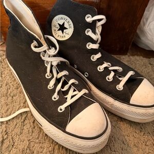 Converse Black and White Low Top Sneakers